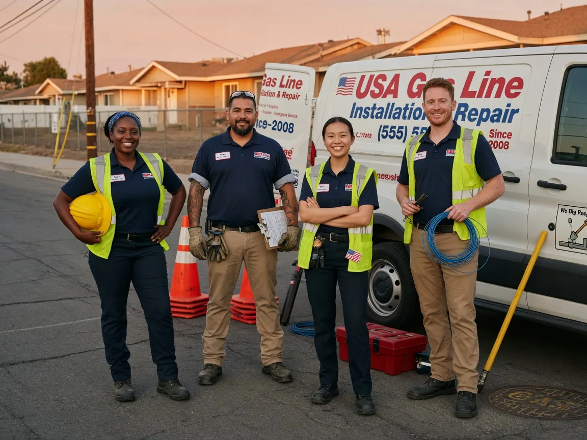 Gas Line Installation company in Guys Mills, PA
